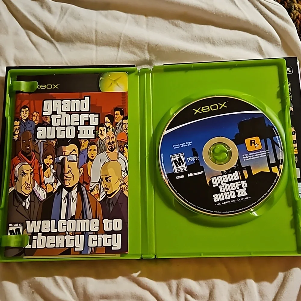 1/2 PRICE🔻Xbox Microsoft Grand Theft Auto III & Vice City